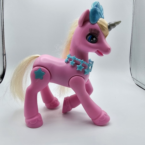Zuru Pets Alive My Magical Unicorn Pony Light up Blinking Interactive Toy - Picture 4 of 5